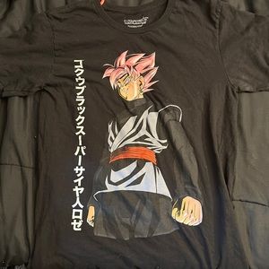 Dragon Ball Z Super Goku Character Men’s Black T-Shirt